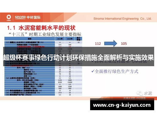 超级杯赛事绿色行动计划环保措施全面解析与实施效果